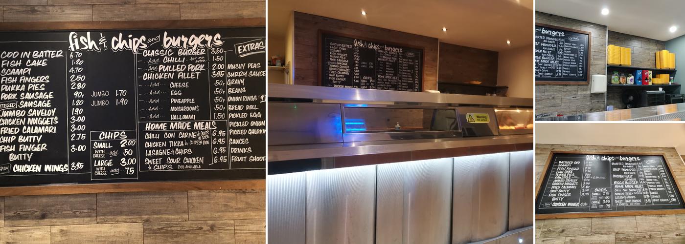 Great British Fish & Chips Menu