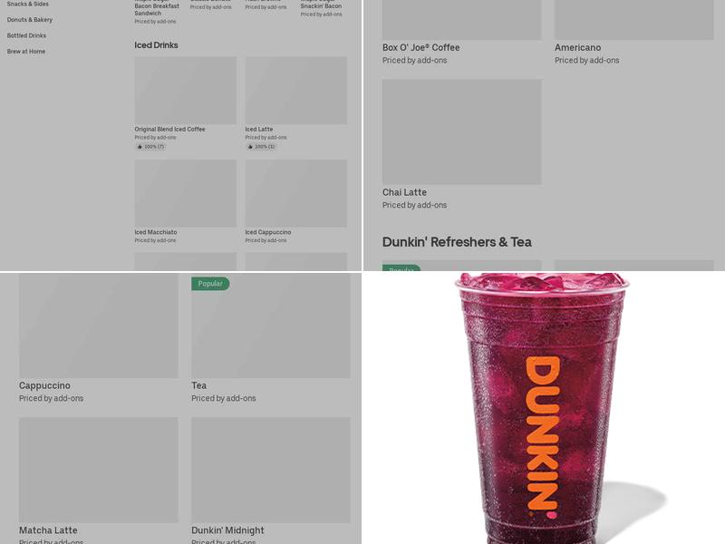 Dunkin' Menu