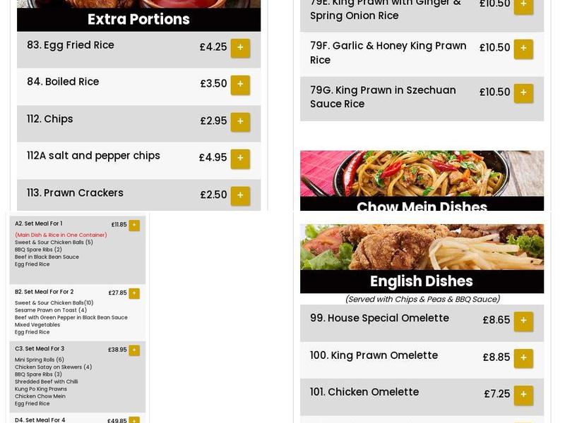 Bento Sunflower Menu