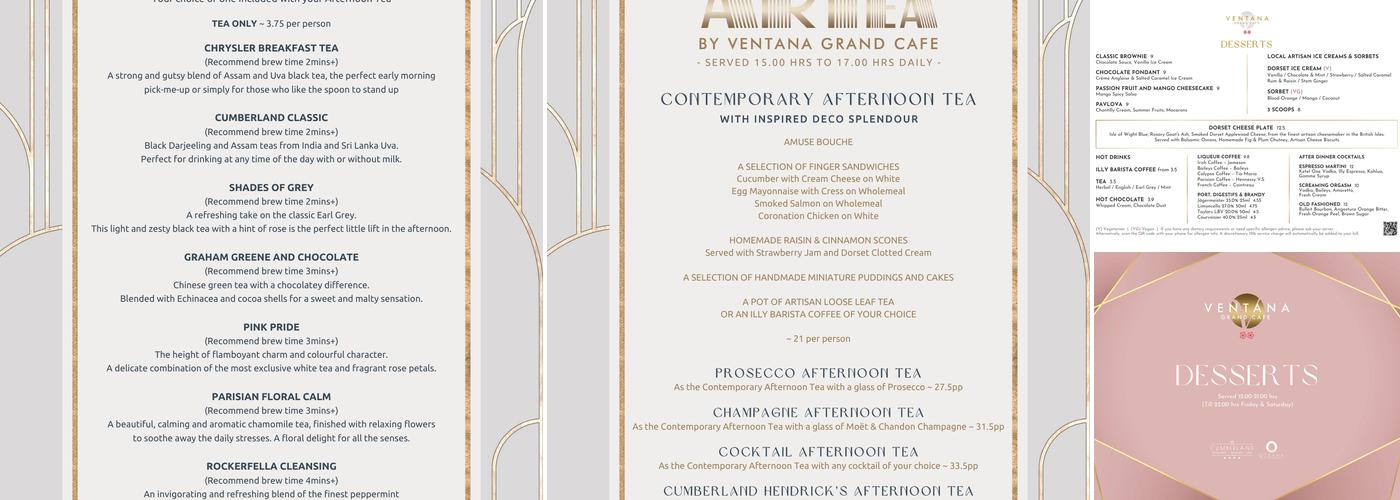 Mirabelle Restaurant Menu