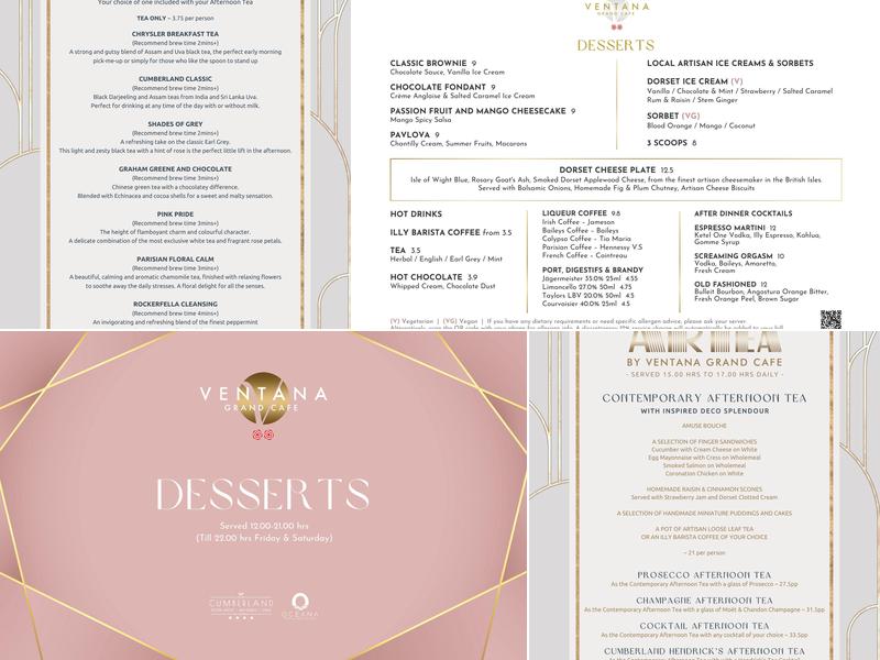 Mirabelle Restaurant Menu