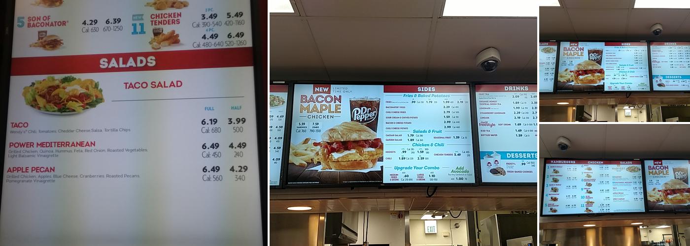 Wendy's Menu