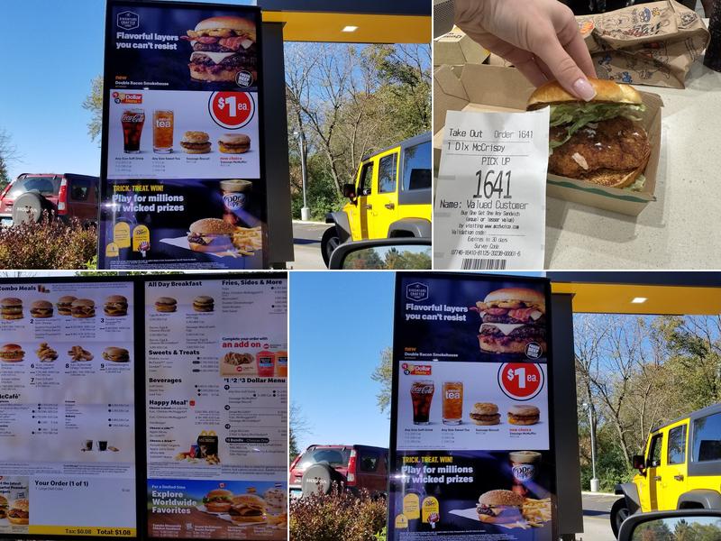 McDonald's Menu