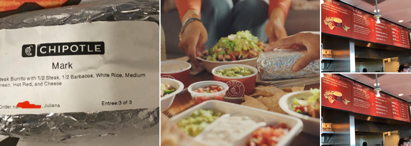 Chipotle Mexican Grill Menu