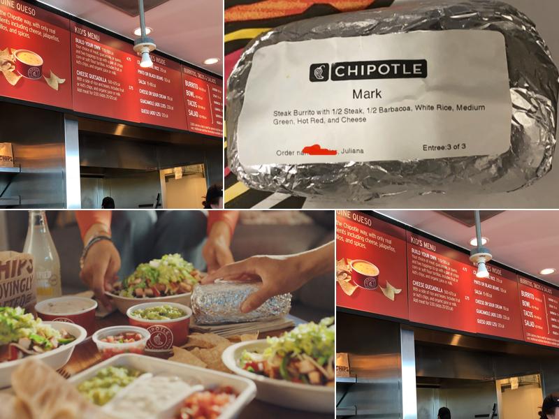 Chipotle Mexican Grill Menu