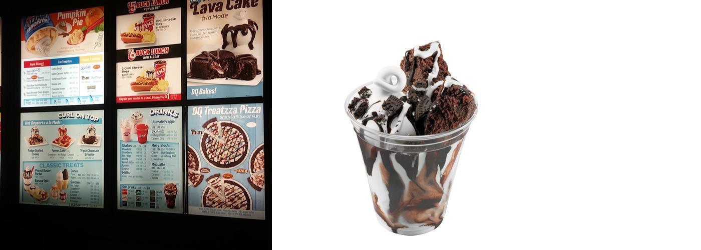 Dairy Queen (Treat) Menu
