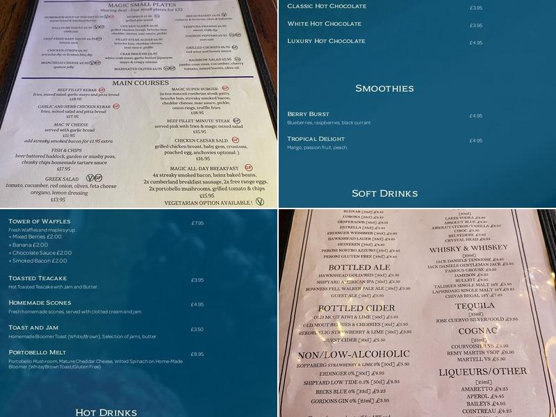 The Magic Roundabout Menu