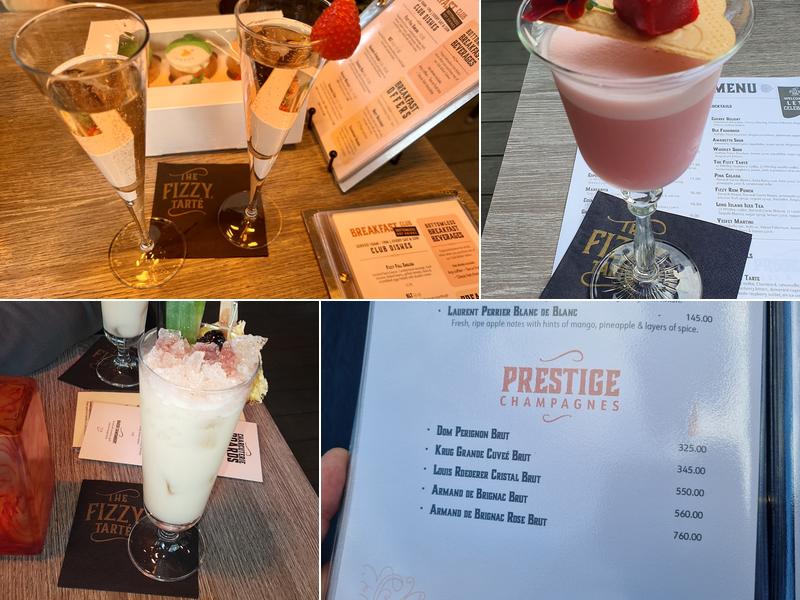 The Fizzy Tarté Menu