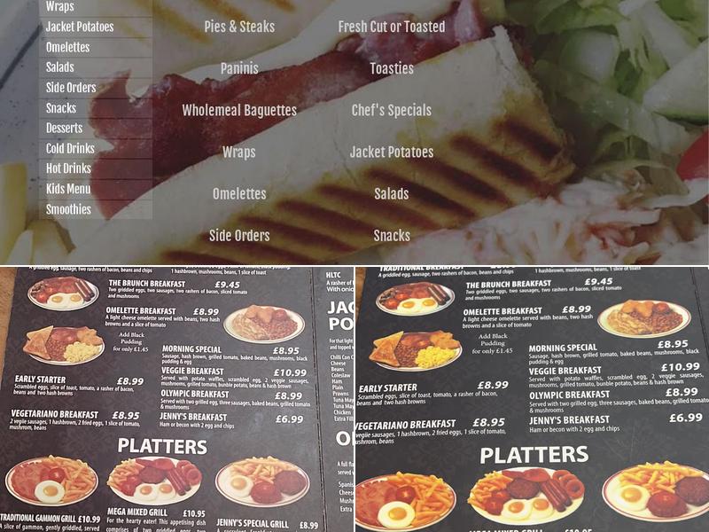Jenny's Cafe - Brackley Menu