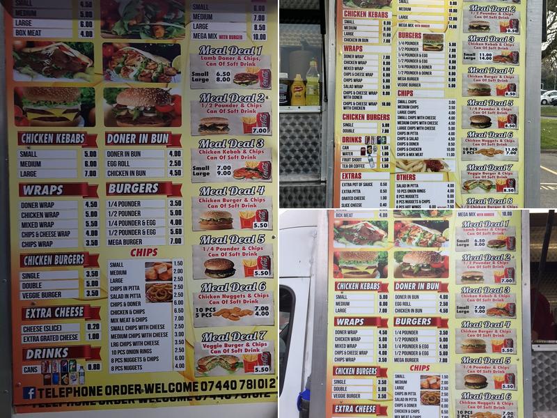 Bracknell Grill Kebab Burger Chicken Menu