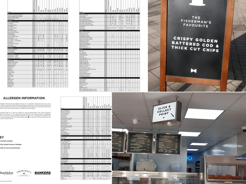 Churchills Fish & Chips Bracknell Menu