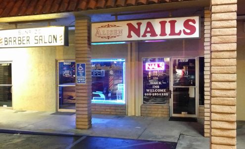 Alisen Nails 8681 Base Line Rd, Rancho Cucamonga California 91730