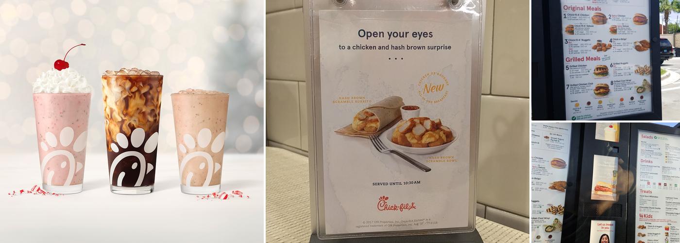 Chick-fil-A Menu