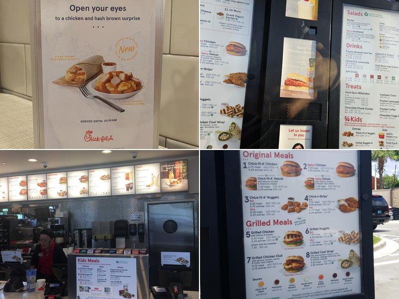 Chick-fil-A Menu