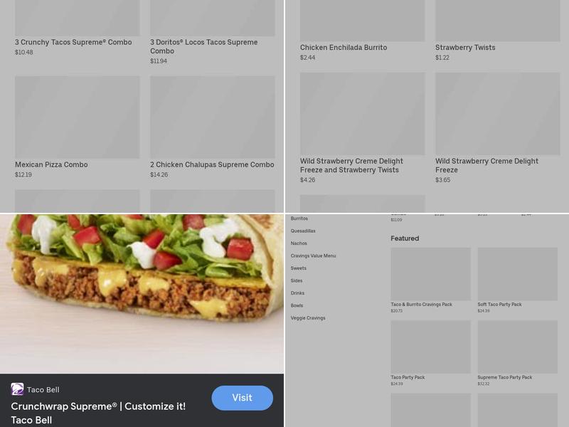 Taco Bell Menu