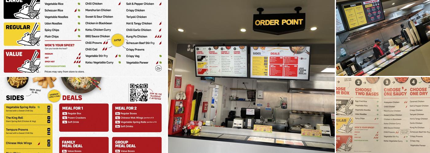 Oodles Bradford Menu