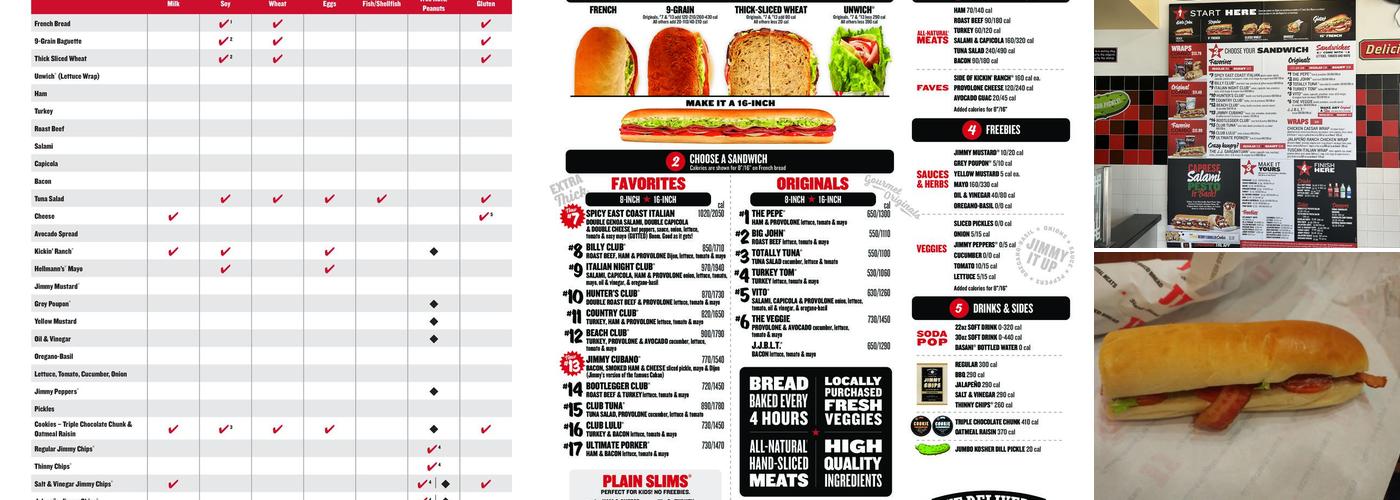 Jimmy John's Menu
