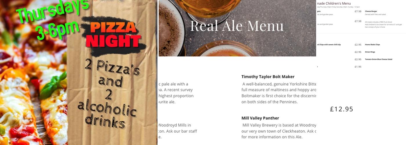 The New Packhorse Menu