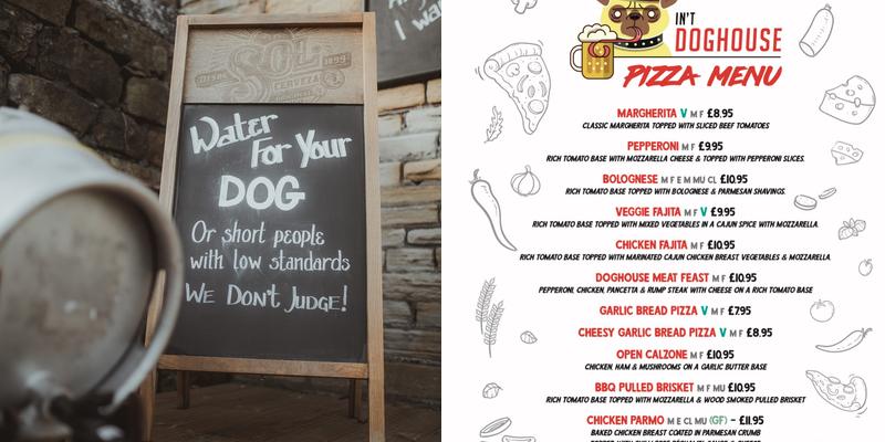 The Dog & Gun Wibsey Menu