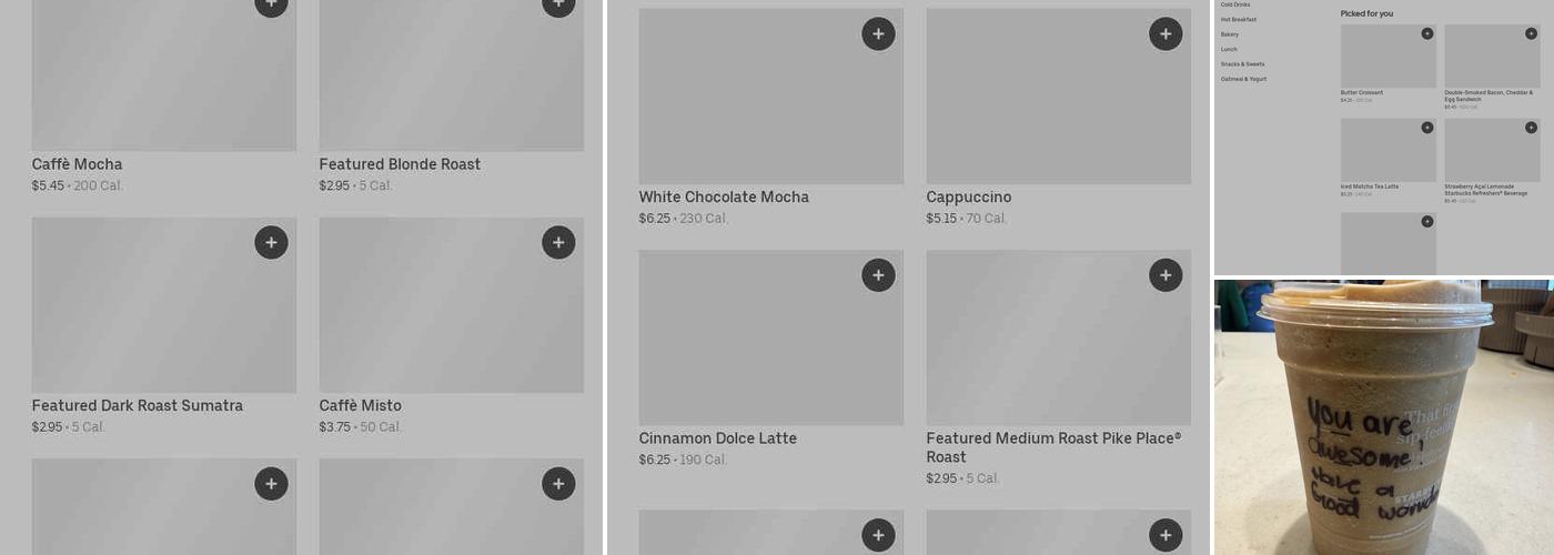 Starbucks Menu