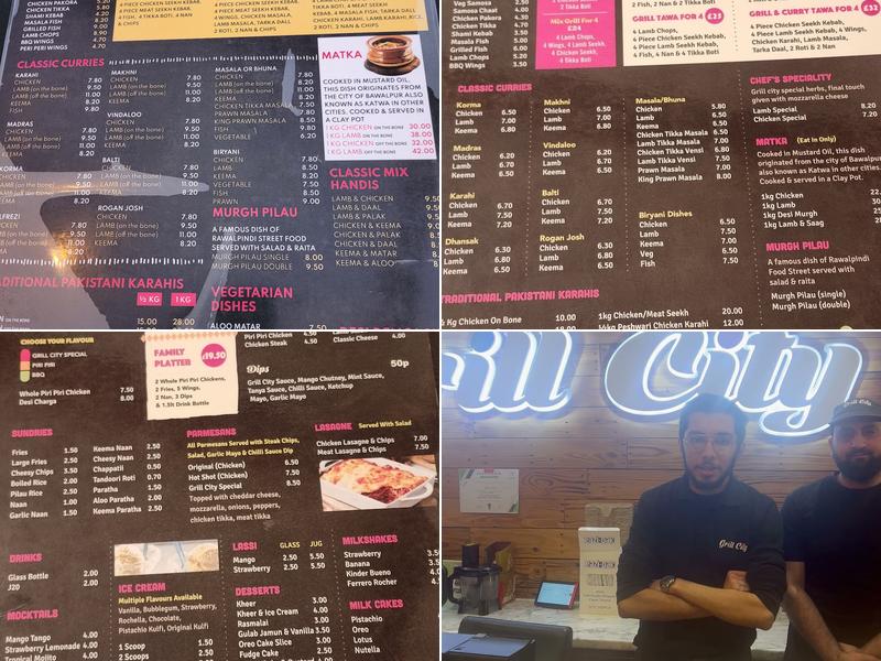 Grill City Menu