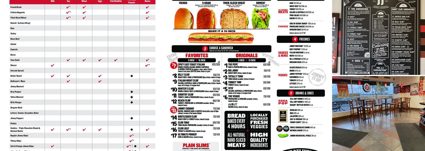 Jimmy John's Menu