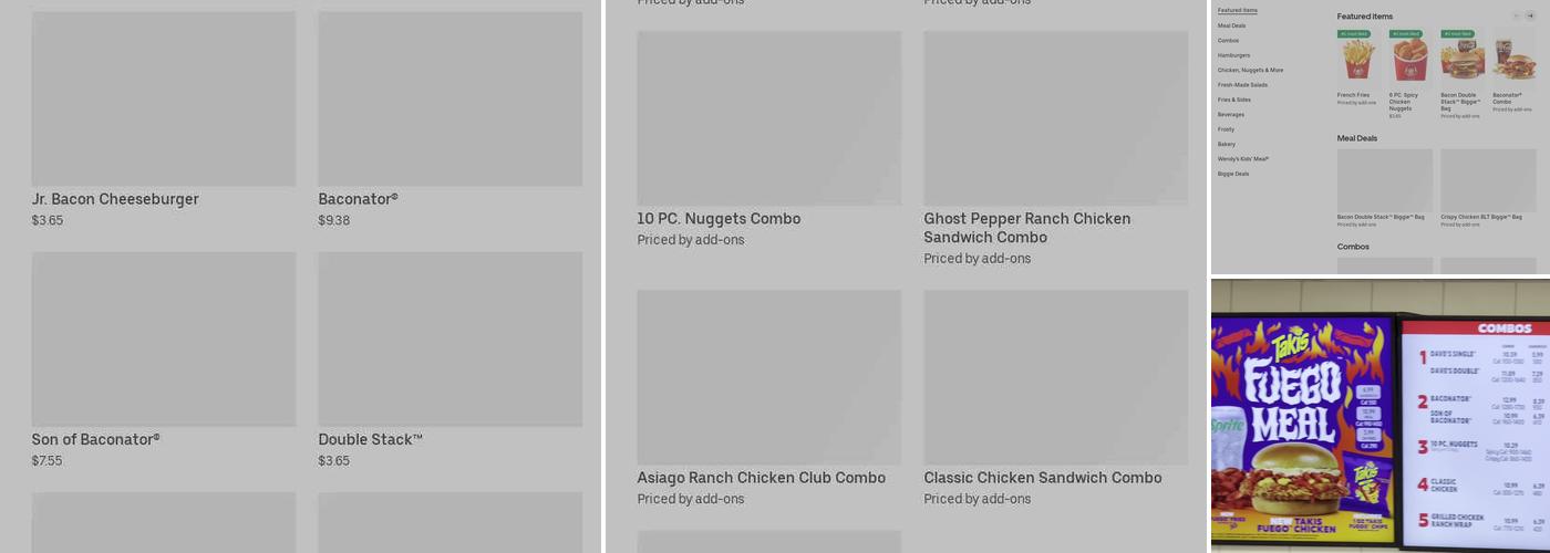 Wendy's Menu