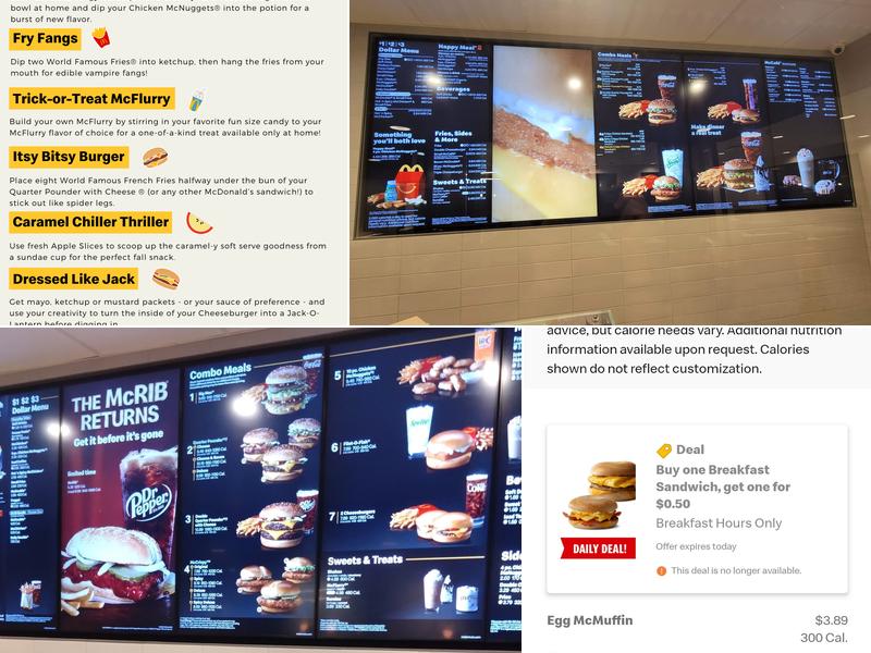 McDonald's Menu