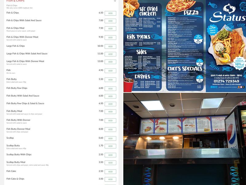 Status Fisheries Menu