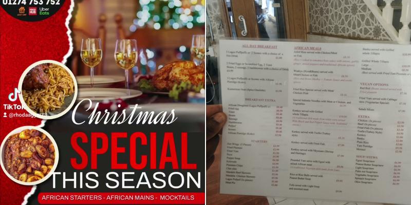 Yam Spice Foods Menu