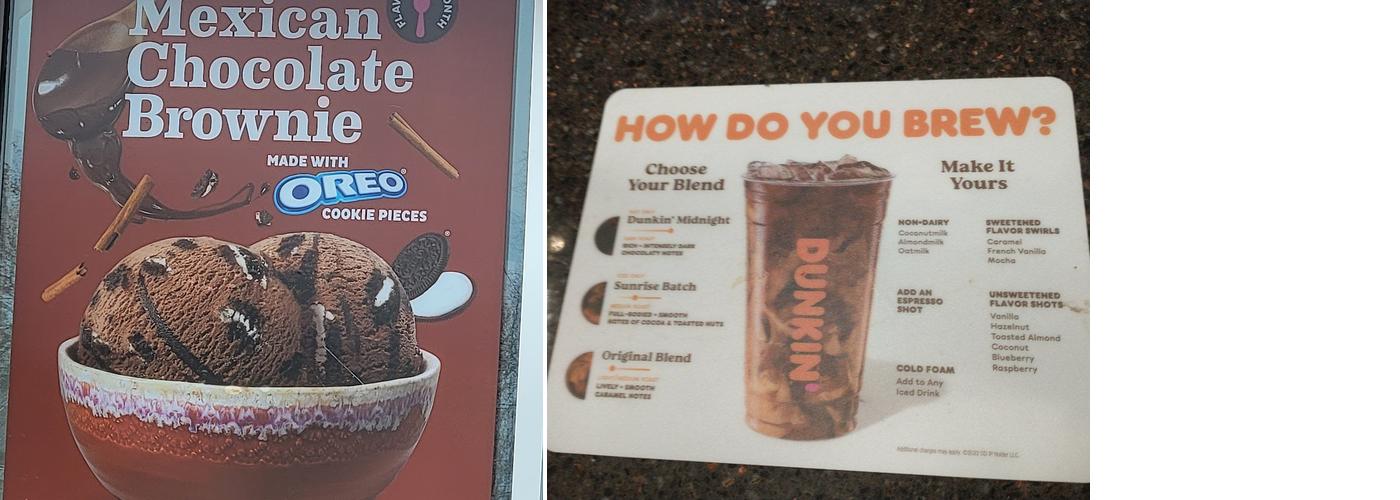 Dunkin' Menu