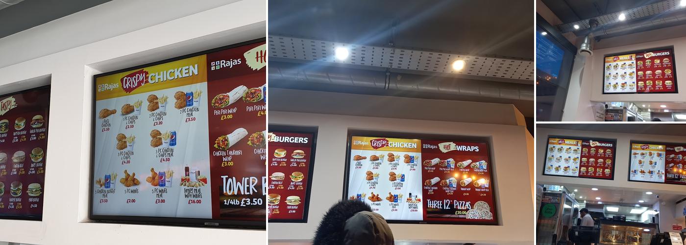 Rajas Great Horton Road Bradford Menu