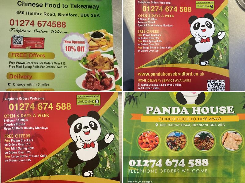 panda house Menu