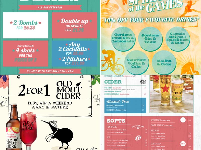 The Bold Privateer Menu