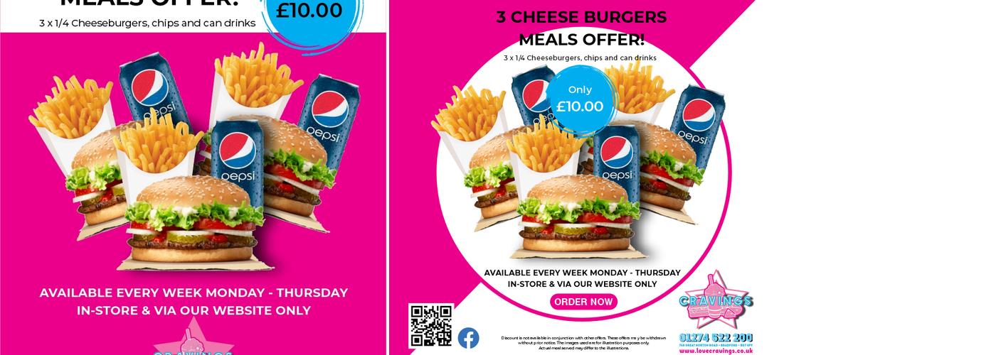 Cravings Bradford Menu