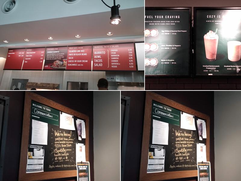 Starbucks Menu