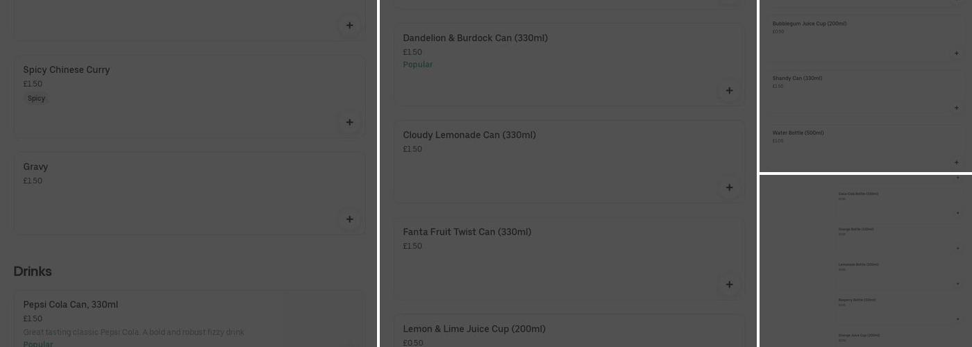 The Village Fish & Chip Shop Menu