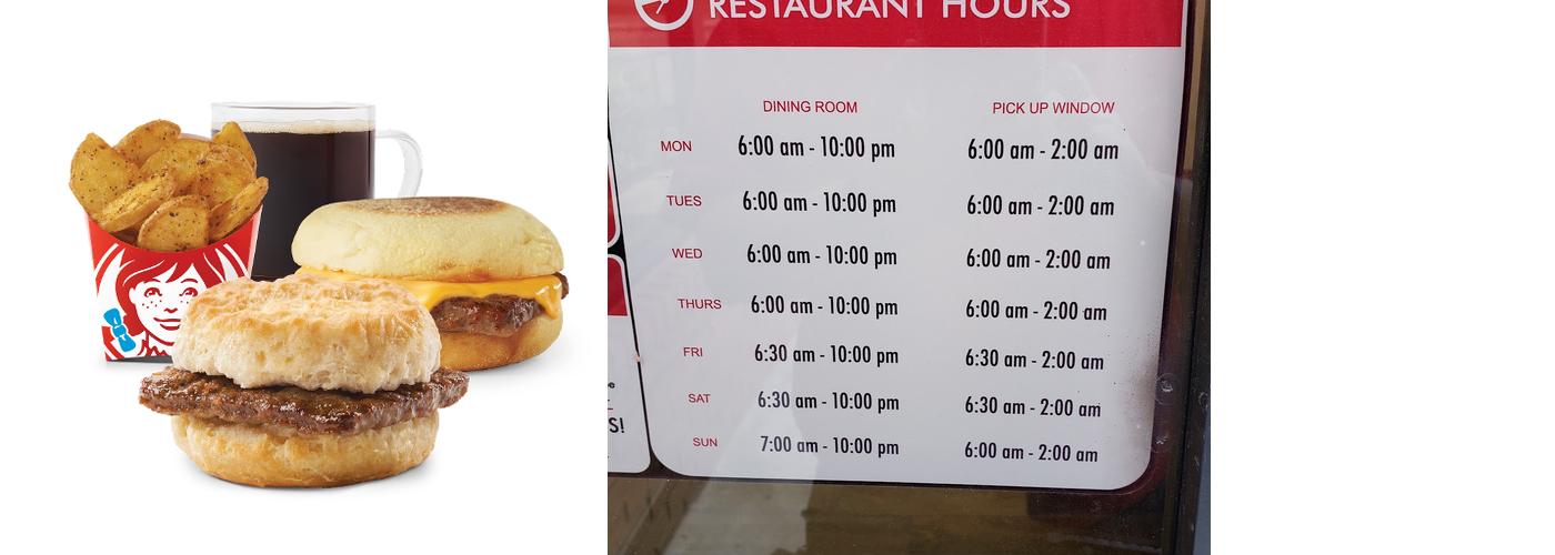 Wendy's Menu