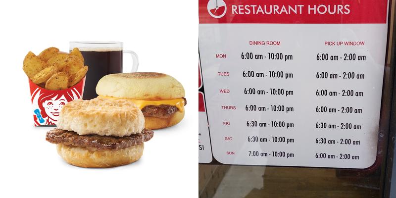Wendy's Menu