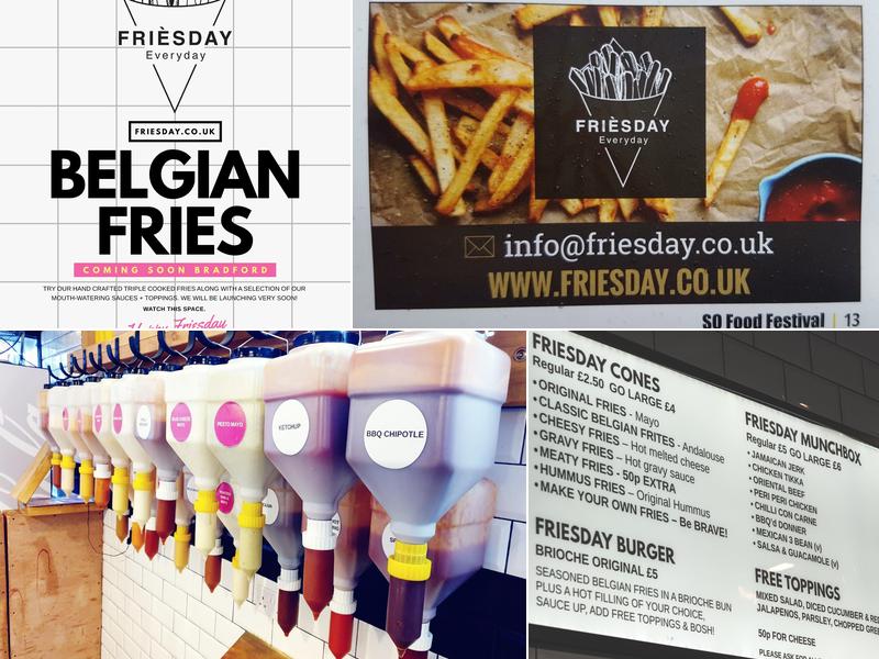Friesday Belgian Fries Menu