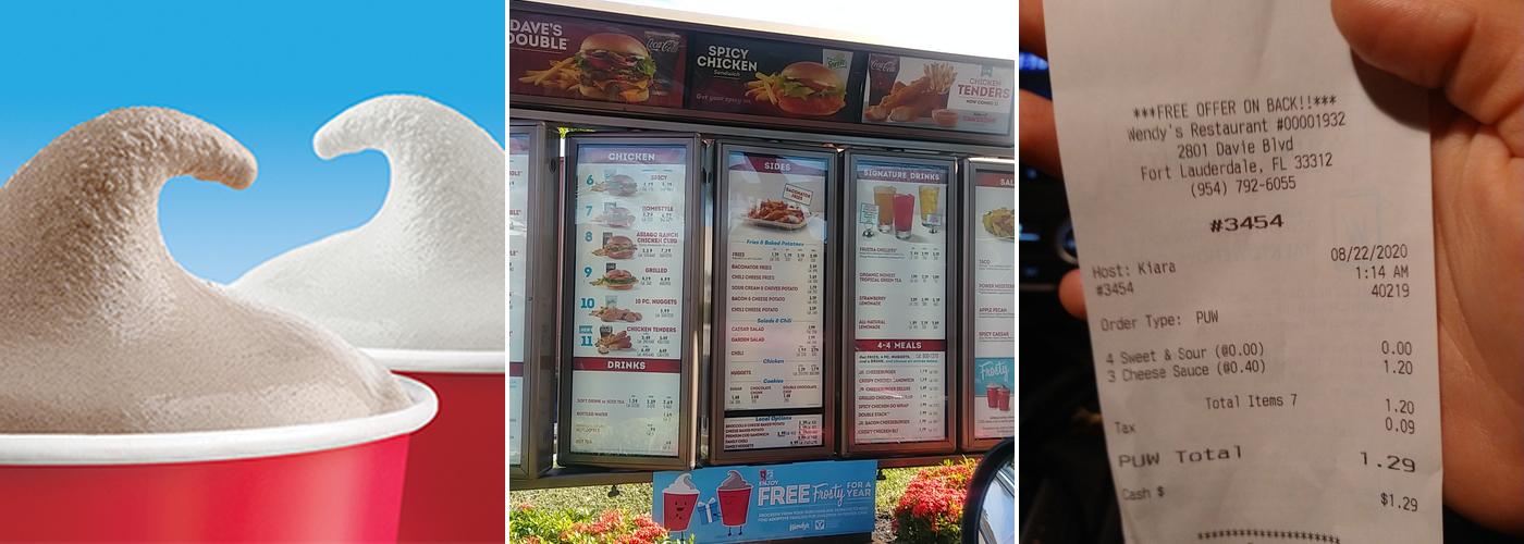 Wendy's Menu
