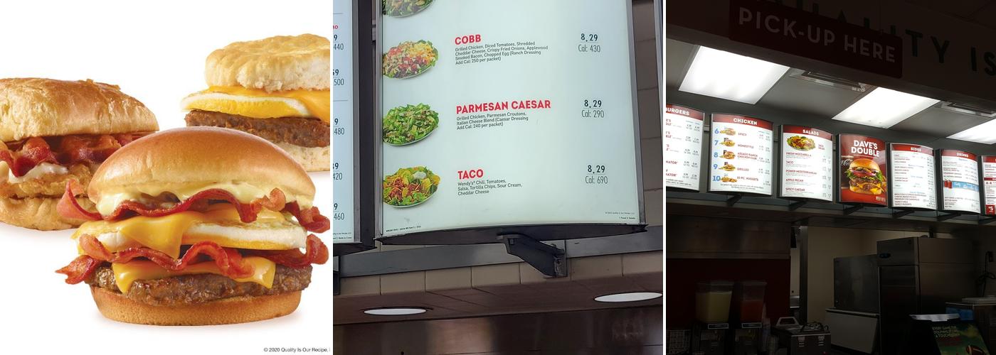 Wendy's Menu