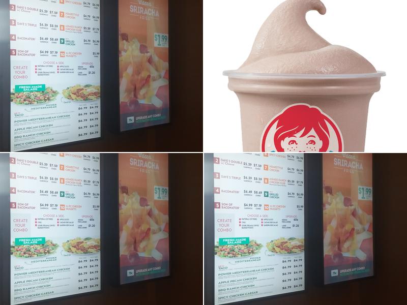 Wendy's Menu