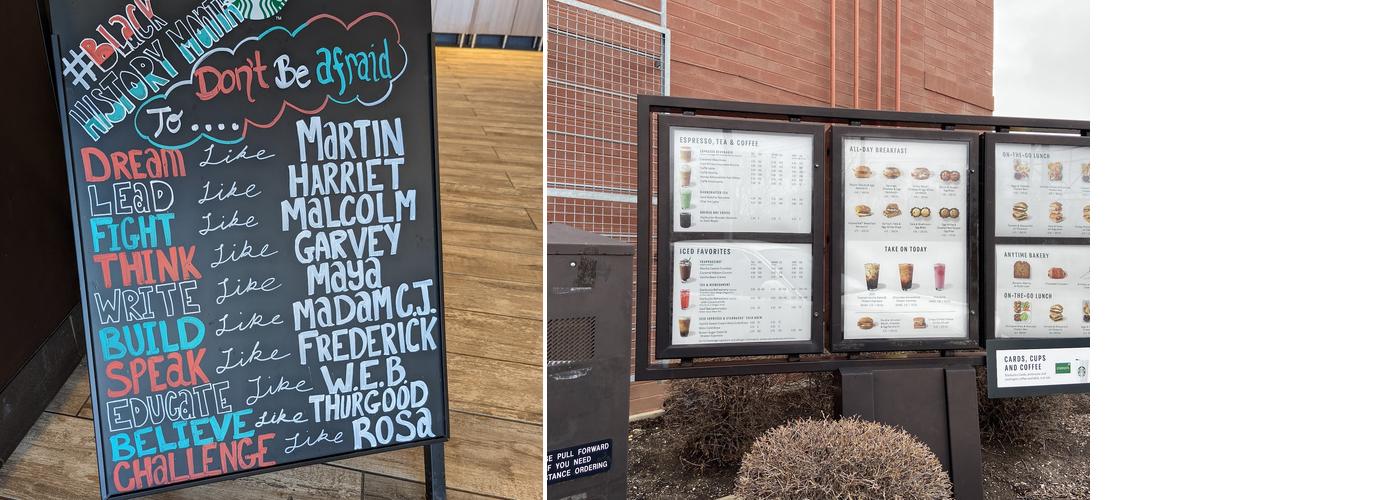 Starbucks Menu