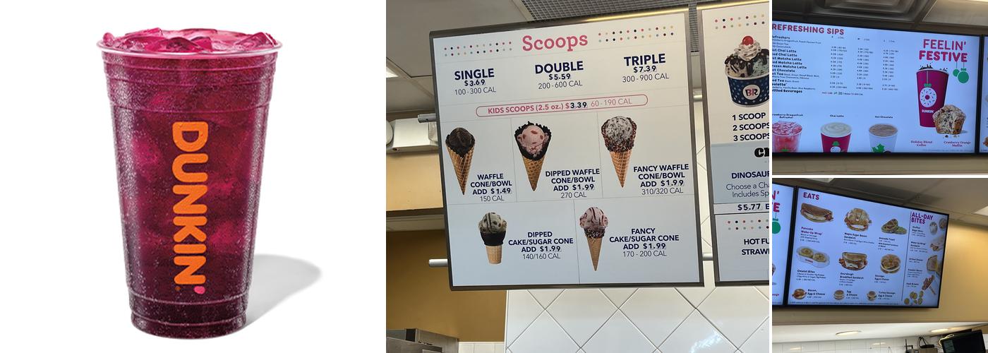 Dunkin' Menu