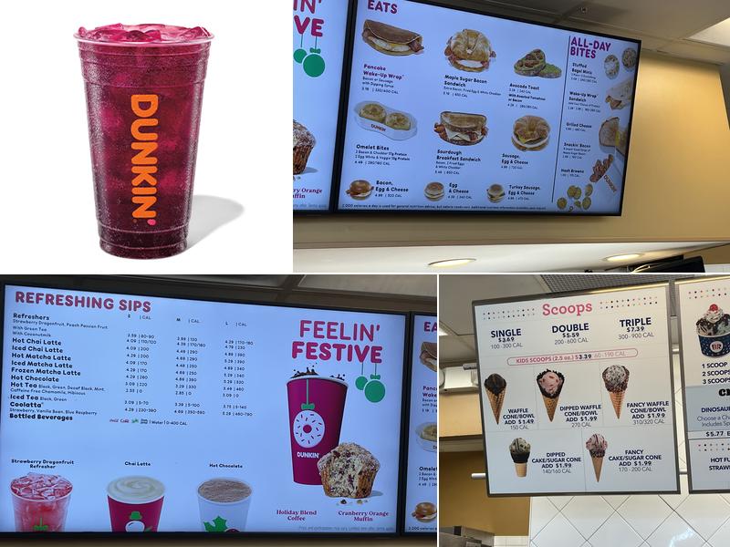 Dunkin' Menu