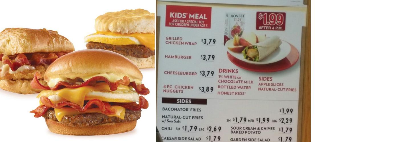 Wendy's Menu