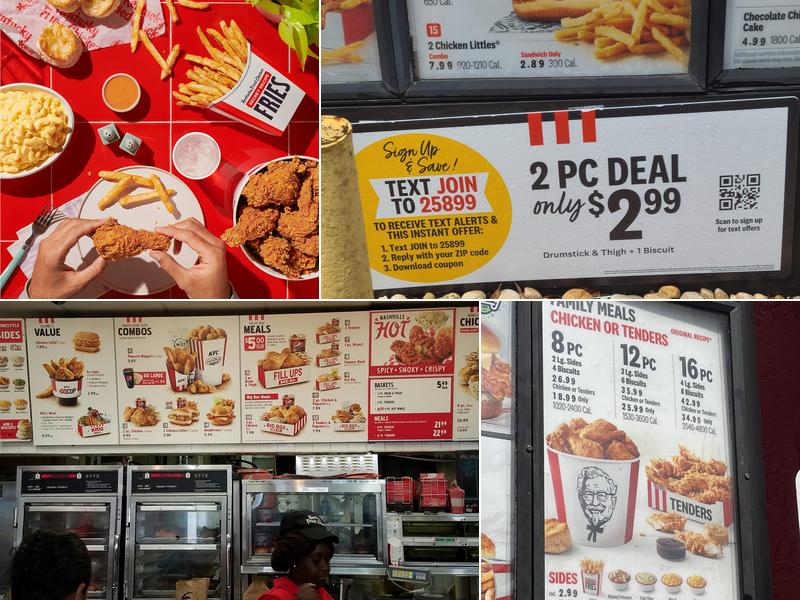 KFC Menu