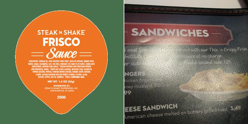 Steak 'n Shake Menu