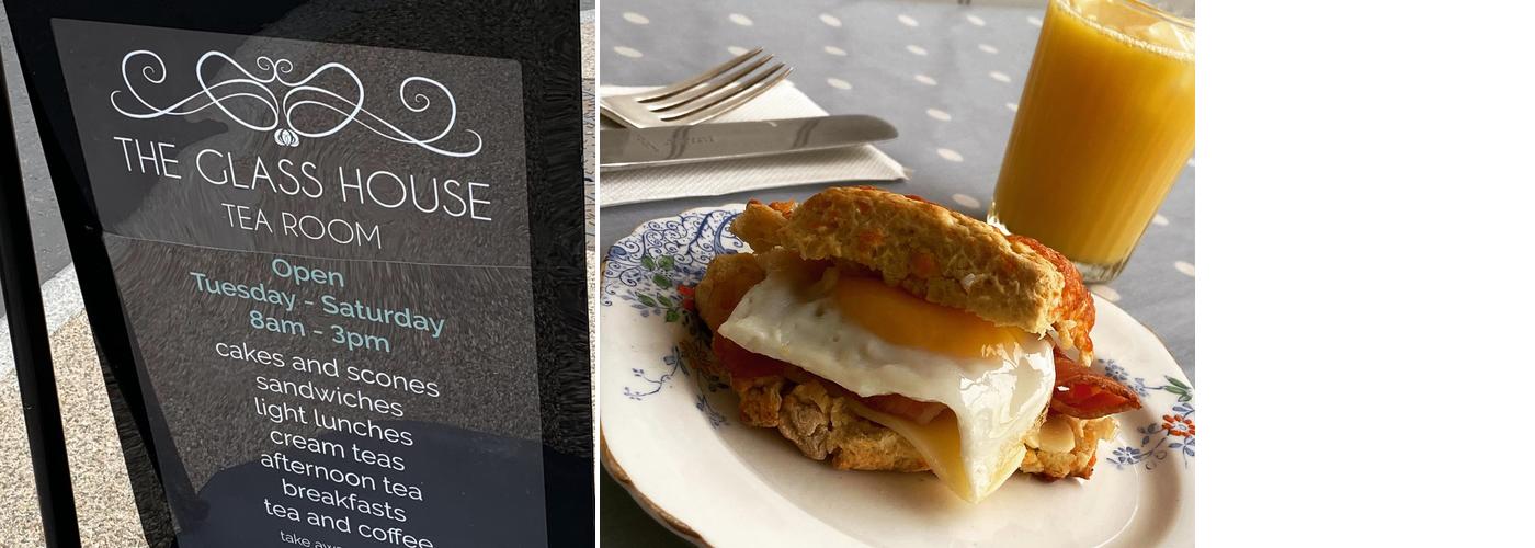 The Glass House Tea Room Menu